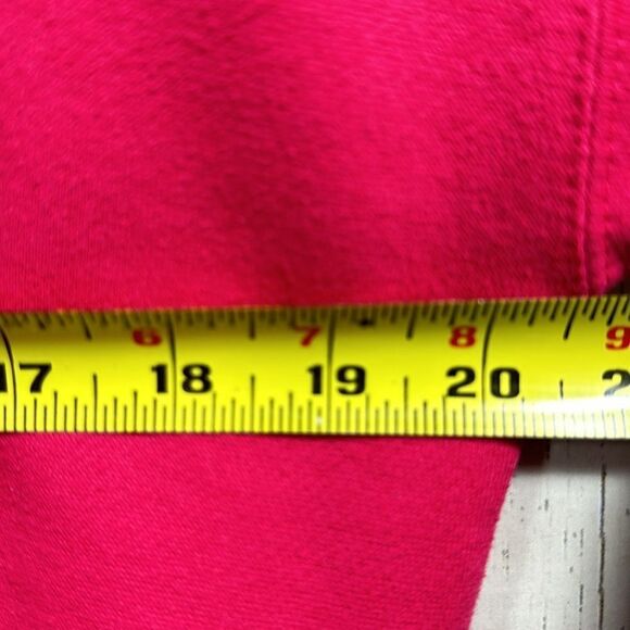 Hunt Club Vintage Embroidered Hot Pink Long Sleeve Crewneck Pullover Sweater - Picture 12 of 13